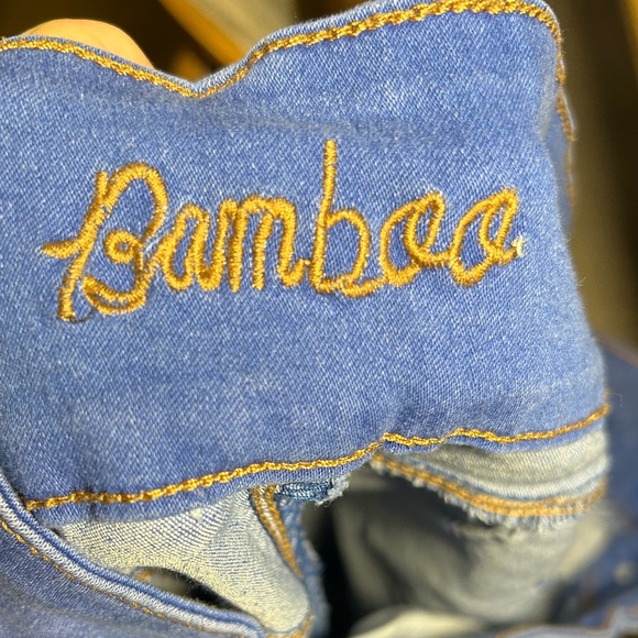 BAMBOO Blue Denim stretch jeans Plus size 18 - Picture 6 of 9